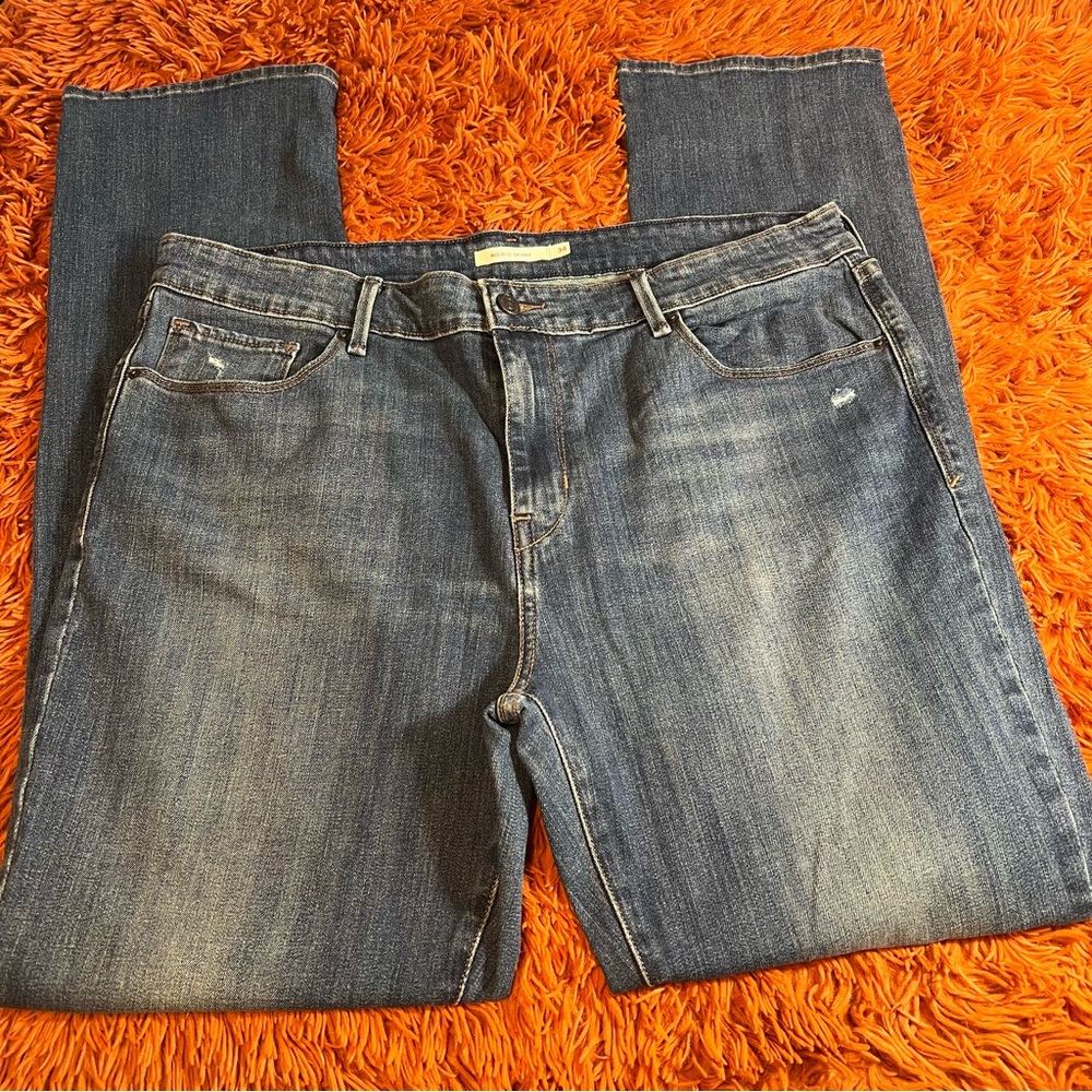 Women’s Levi's Mid Rise Skinny Jeans Size 34 Dark Wash